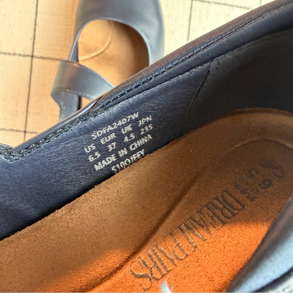 Dream Pairs Mary Jane Shoes Navy Blue Women’s 6.5 Faux Leather - Picture 8 of 11